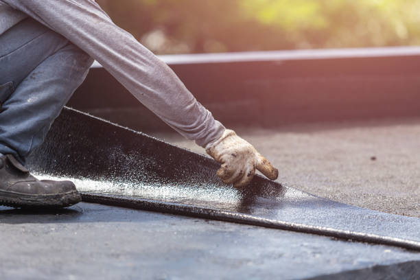 Professional Exterior Waterproofing technician working in Kent, OH